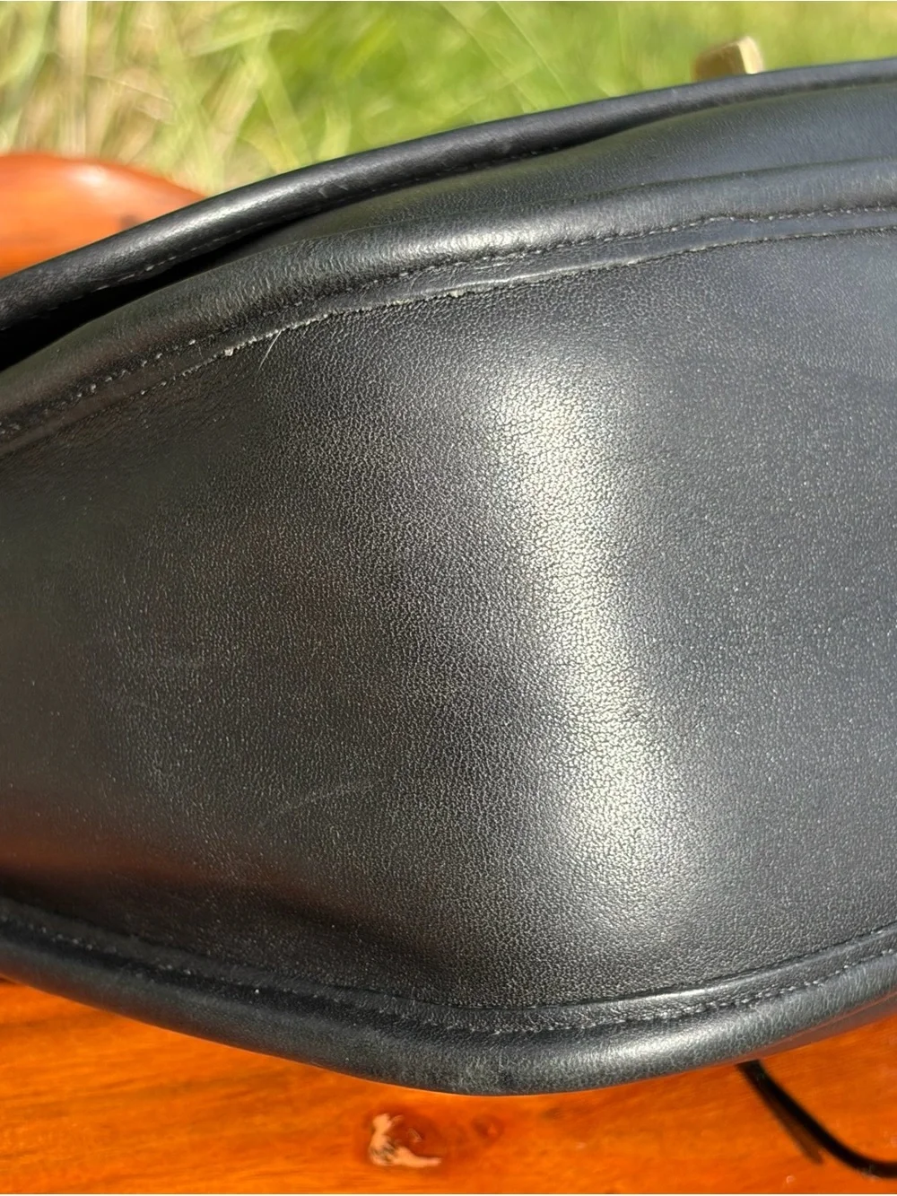 Vintage COACH City Bag Black Leather style 9790 EUC